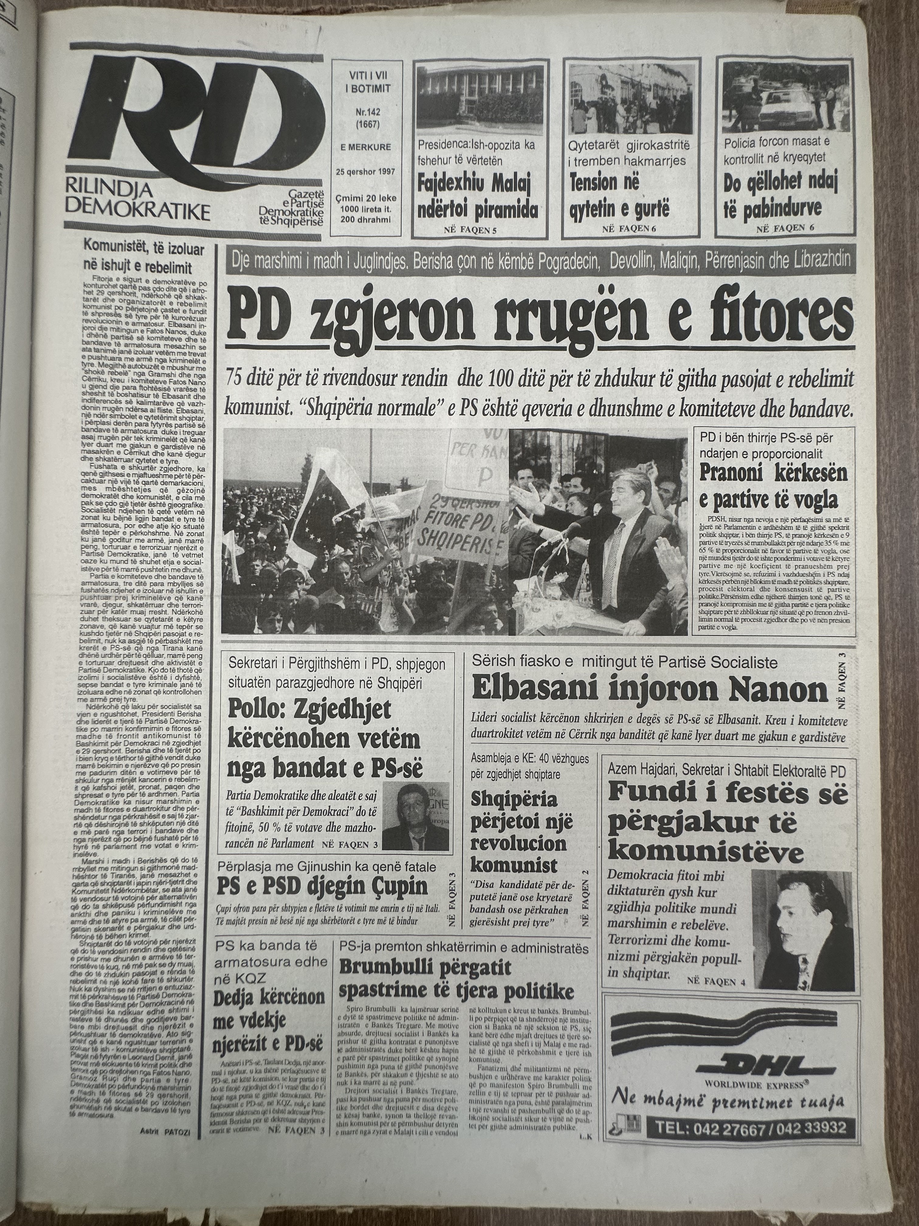 Rilindja Demokratike 1997-06-25
